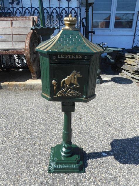 old timey metal mail box|antique mailboxes.